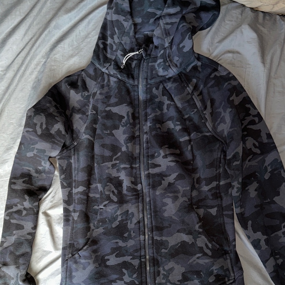 lululemon athletica Black Camo Hoodie